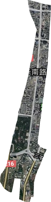 新華南路街道衛星圖
