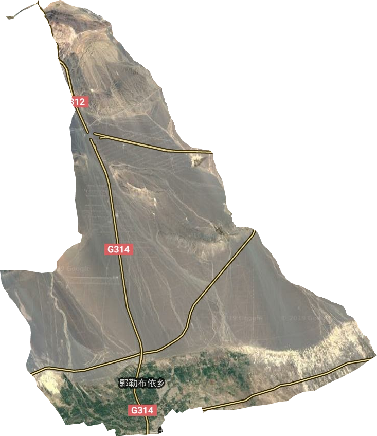 郭勒布依鄉衛星圖