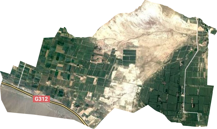 阿合其農場衛星圖