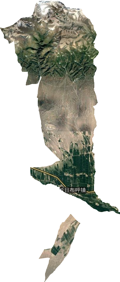 哈日布呼鎮(zhèn)衛(wèi)星圖