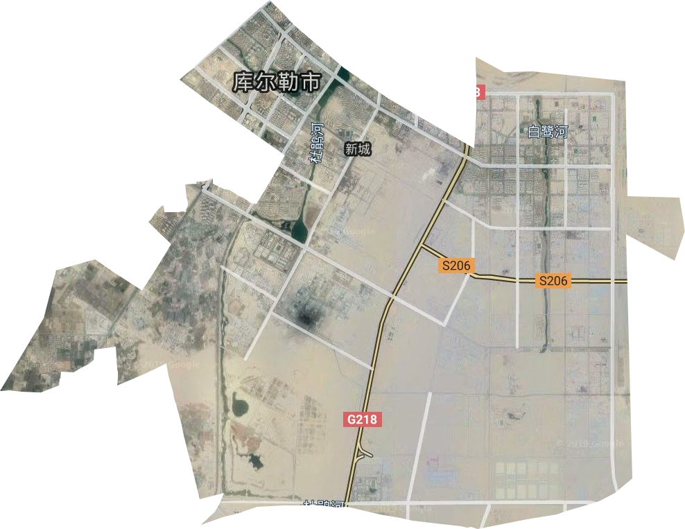 新城街道衛星圖