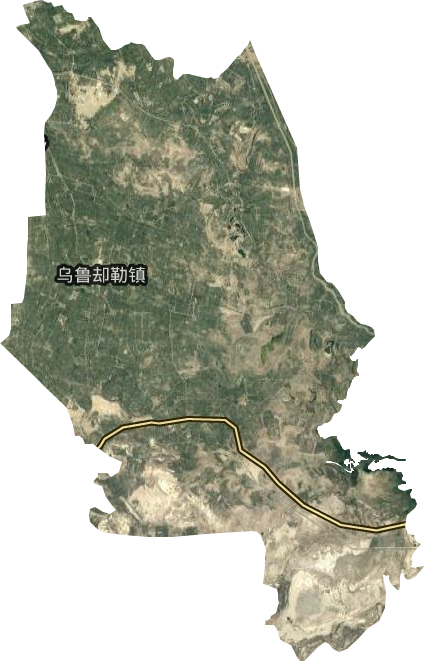 烏魯卻勒鎮衛星圖