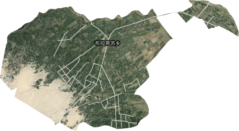 布拉克蘇鄉衛星圖