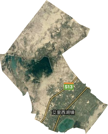 艾力西湖鎮衛星圖