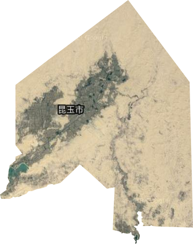 兵團皮山農場衛星圖