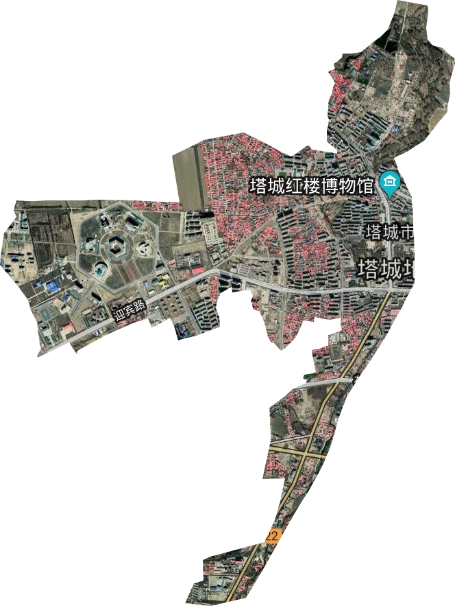 杜別克街道衛星圖