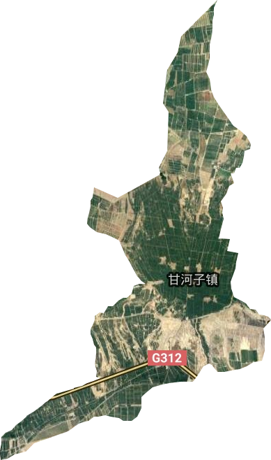 甘河子鎮衛星圖