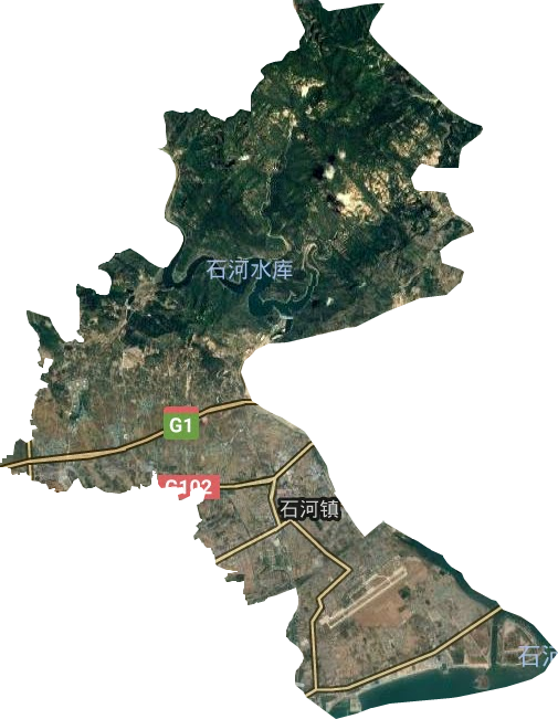 石河鎮衛星圖