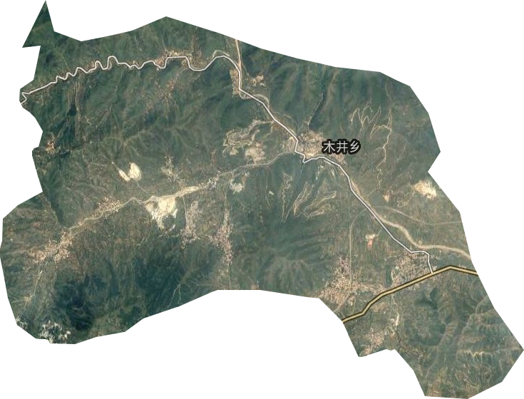 木井鄉衛星圖