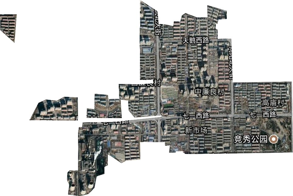 新市場街道衛星圖