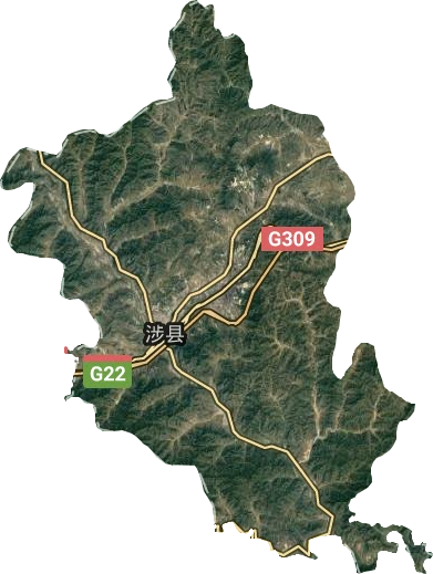 涉縣衛星圖