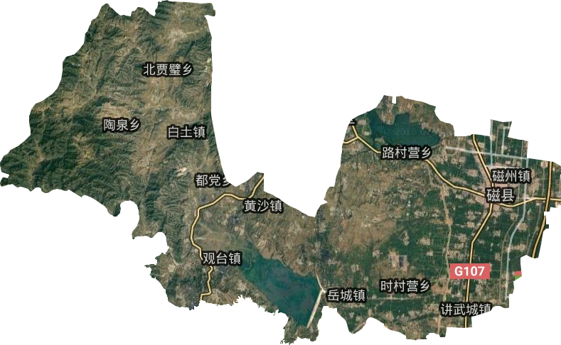 磁縣衛星圖