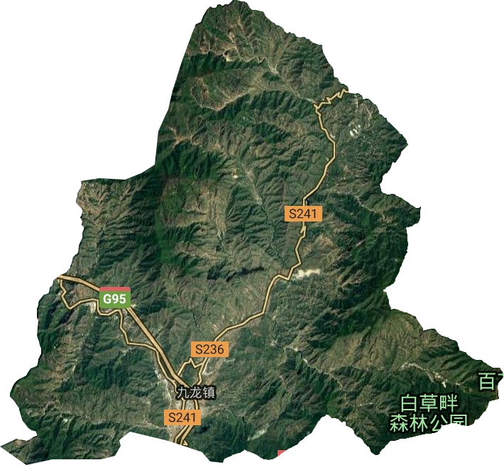 九龍鎮(zhèn)衛(wèi)星圖