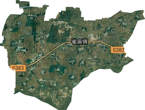 崔家廟鎮衛星圖
