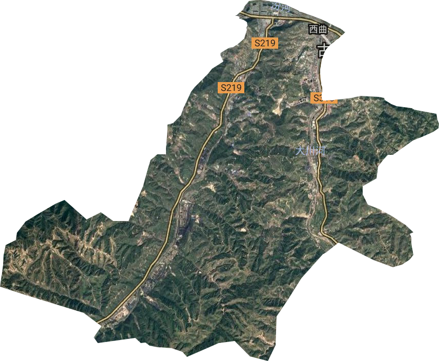 桃園街道衛星圖