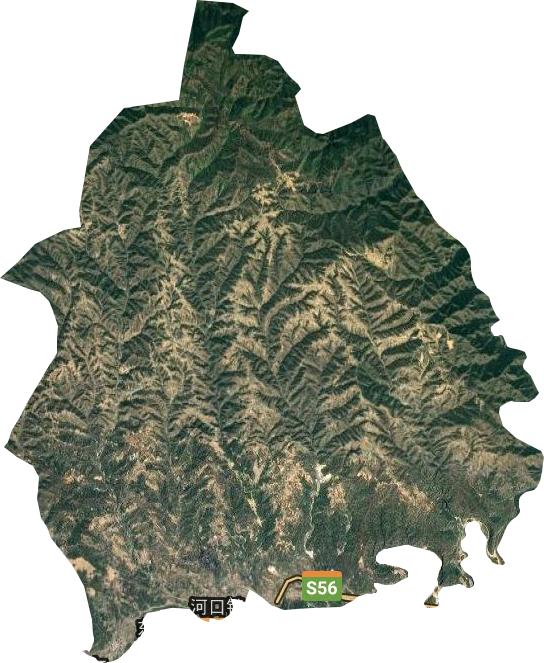 河口鎮衛星圖