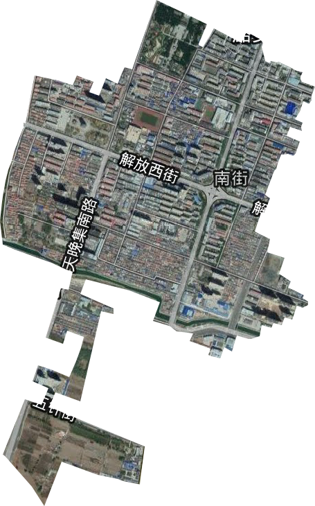 英雄南路街道衛星圖