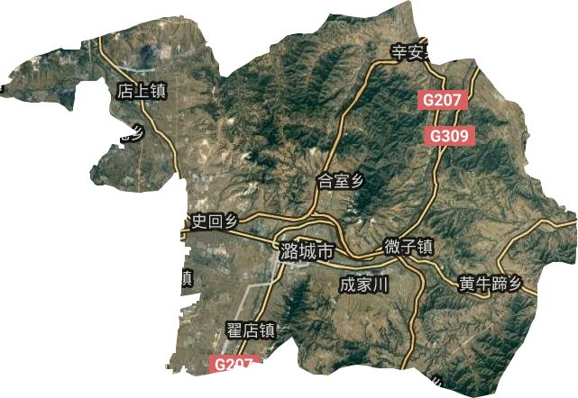 潞城市衛星圖
