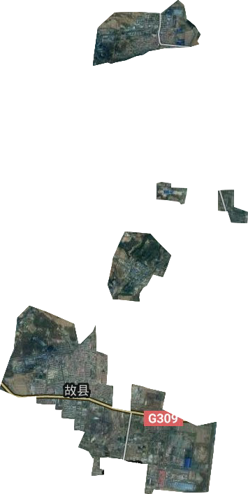 故縣街道衛星圖