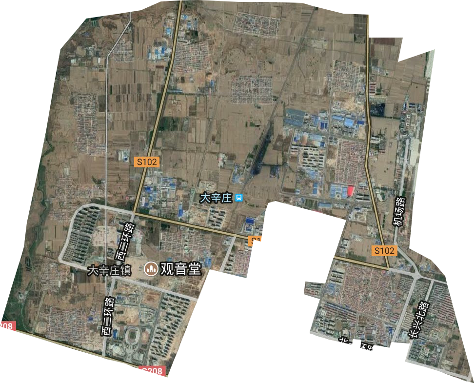 大辛莊鎮(zhèn)衛(wèi)星圖