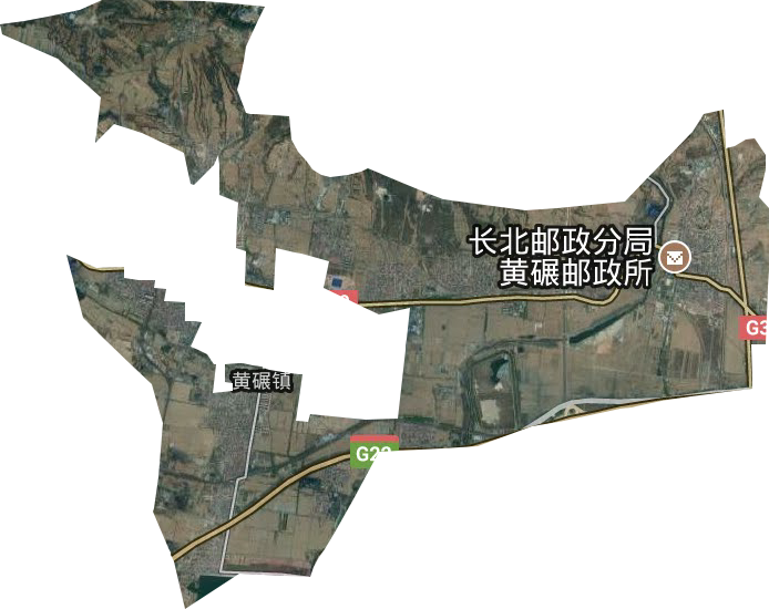 黃碾鎮衛星圖
