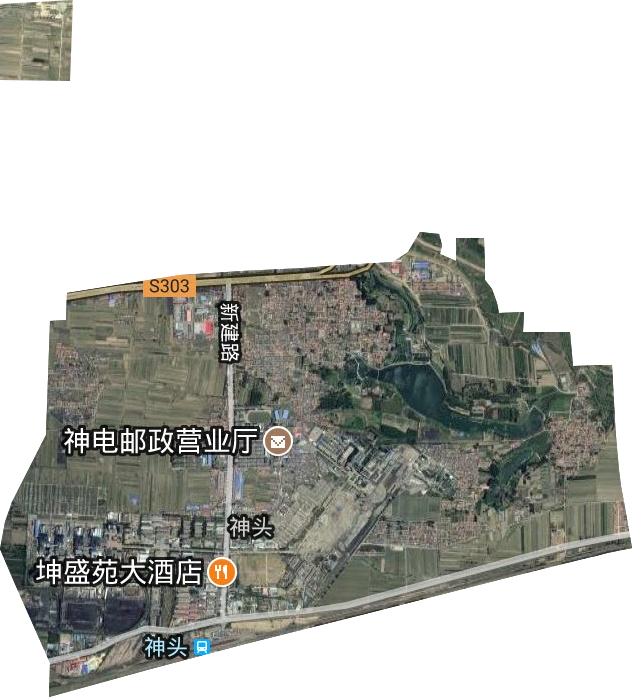 神頭街道衛星圖