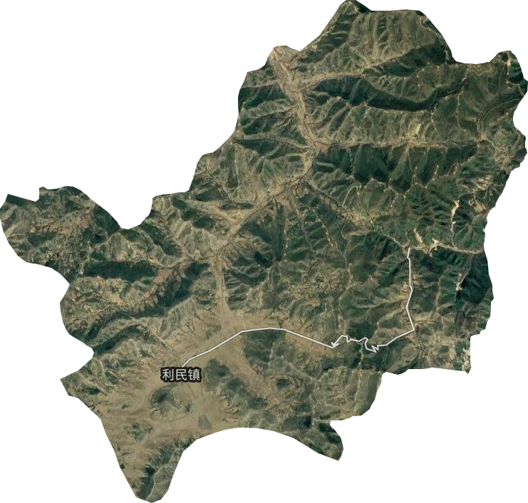 利民鎮衛星圖