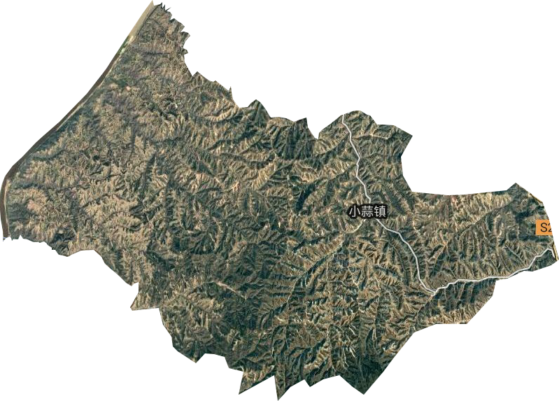 小蒜鎮(zhèn)衛(wèi)星圖