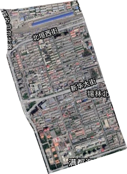 西街街道衛星圖