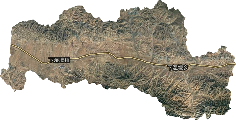 下濕壕鎮衛星圖