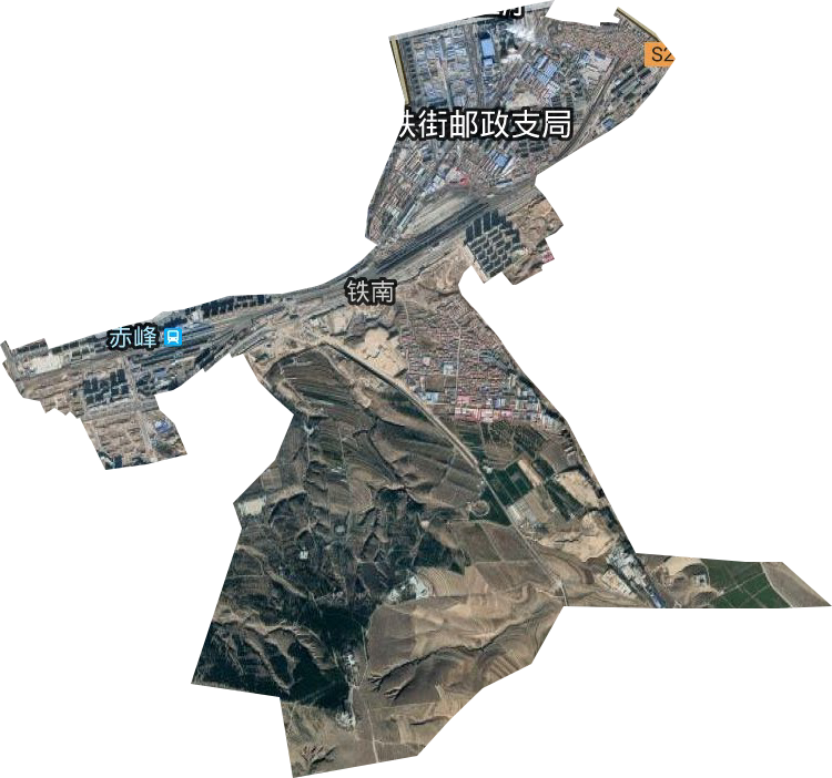 鐵南街道衛星圖