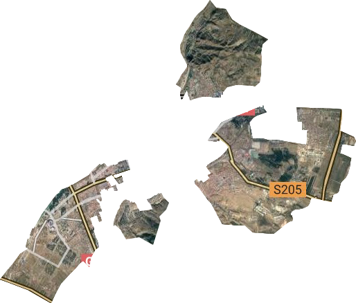 西城街道衛星圖