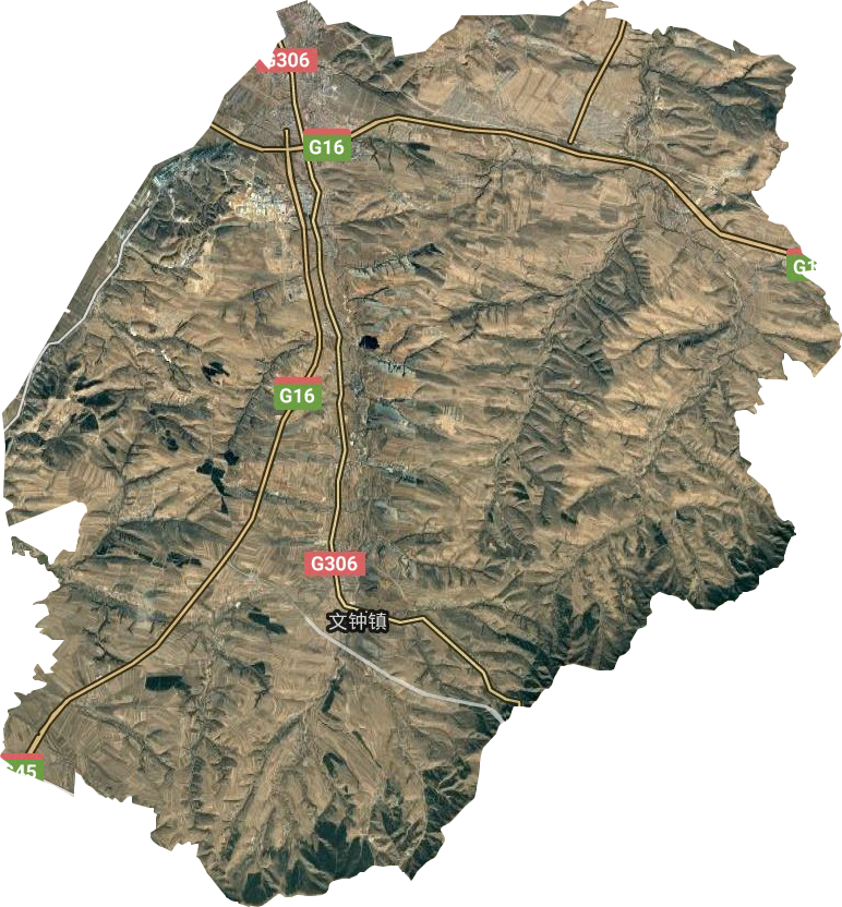 文鐘鎮(zhèn)衛(wèi)星圖