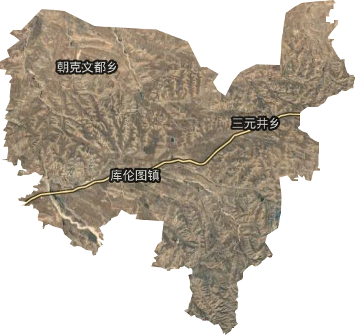 四子王旗庫倫圖鎮(zhèn)衛(wèi)星圖