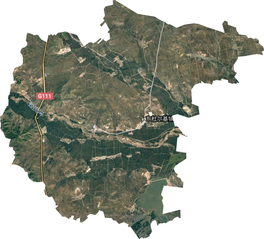 東杜爾基鎮衛星圖