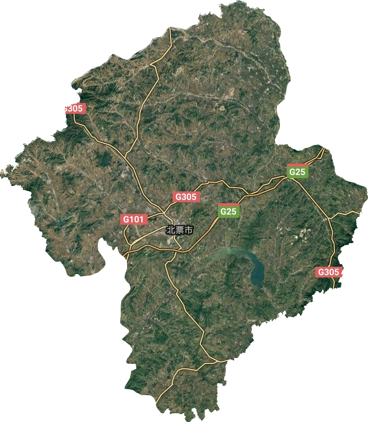 北票市衛(wèi)星圖
