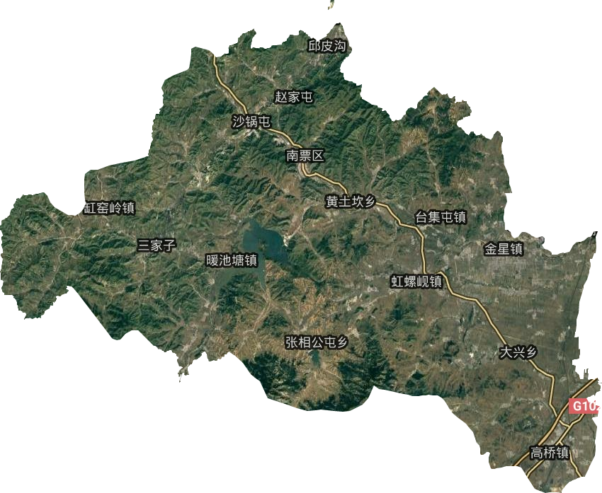 南票區(qū)衛(wèi)星圖