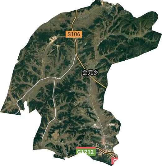 會(huì)元鄉(xiāng)衛(wèi)星圖