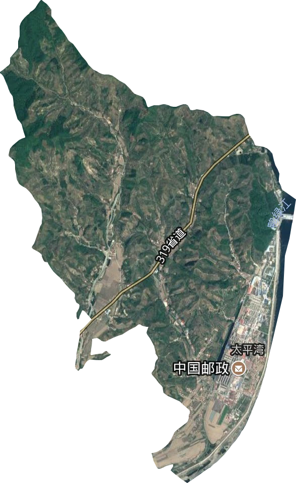 太平灣街道衛星圖