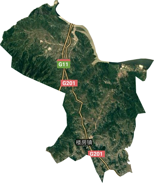 樓房鎮(zhèn)衛(wèi)星圖