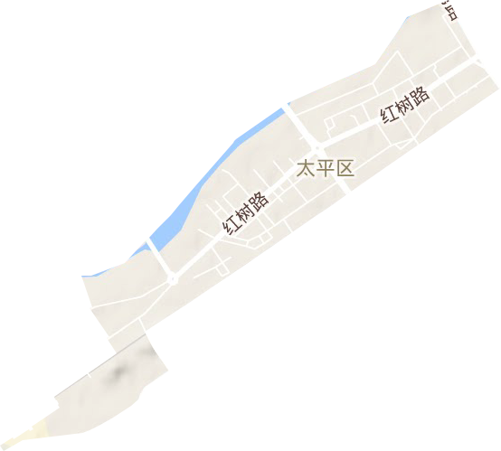 紅樹街道地形圖