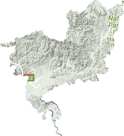 琿春市地形圖
