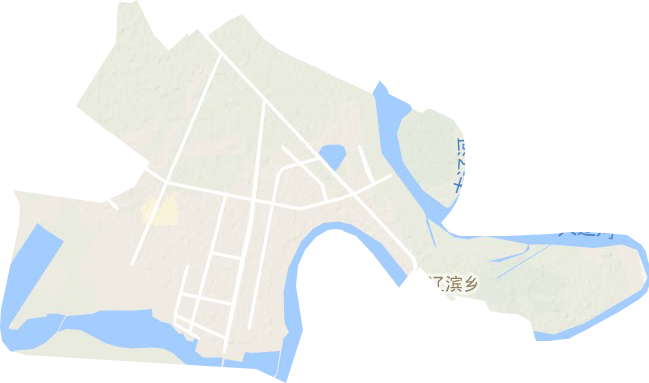 榮濱街道地形圖
