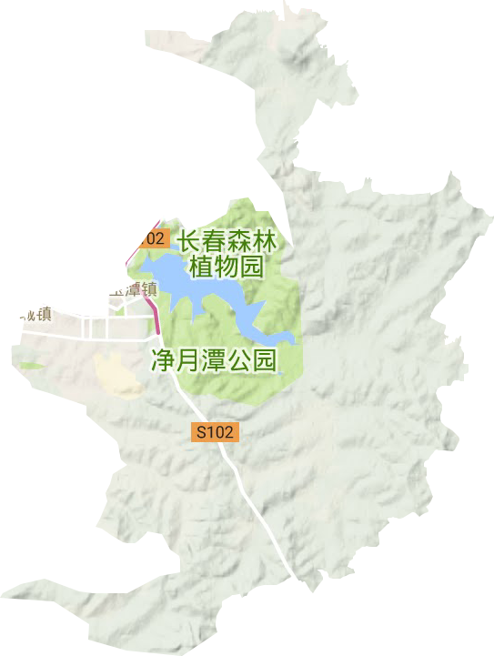 玉潭鎮(zhèn)地形圖