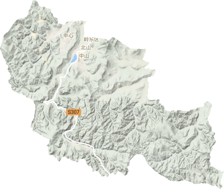 嶺東區(qū)地形圖