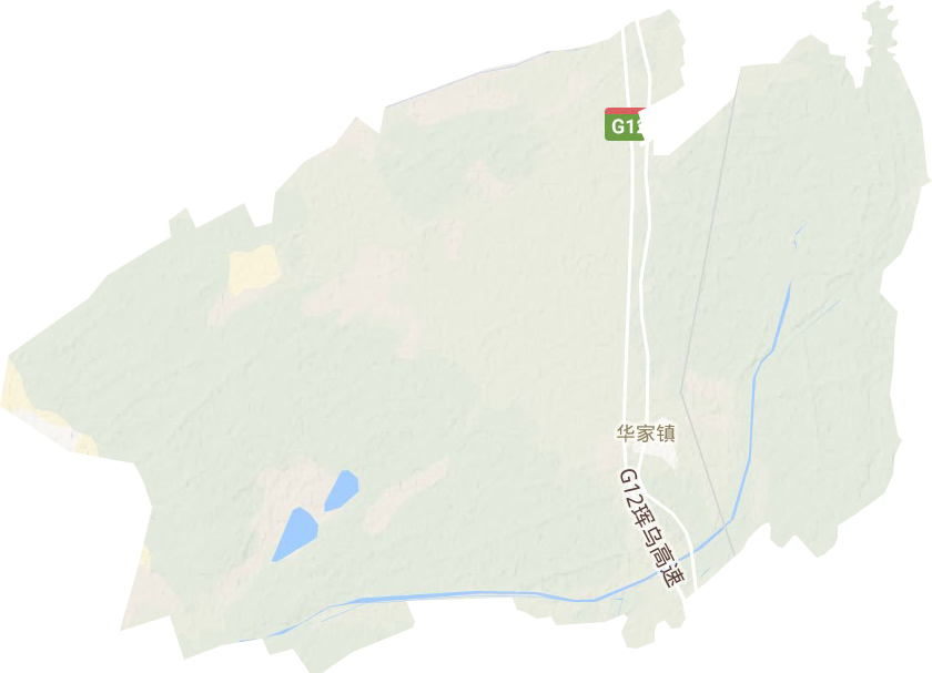 華家鎮地形圖