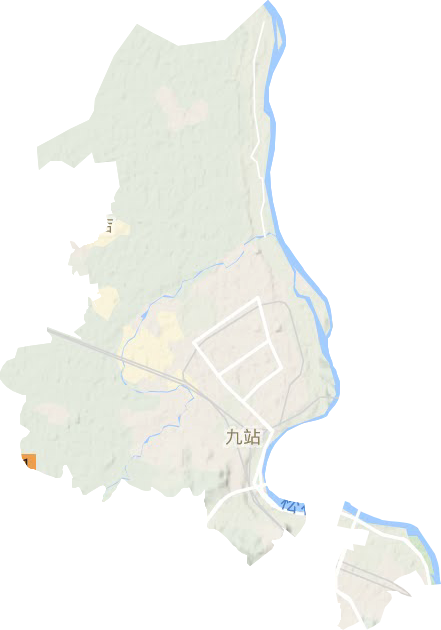 九站街道地形圖