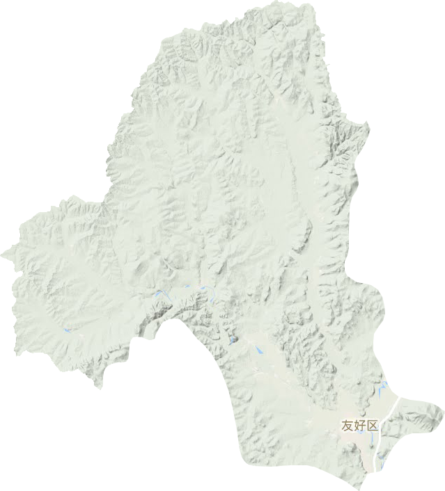 友好區(qū)地形圖