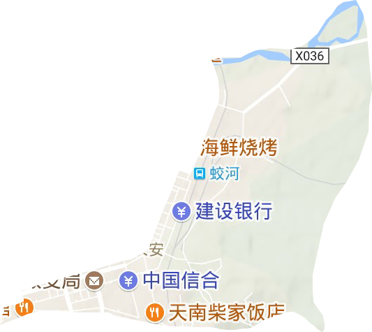 長安街道地形圖