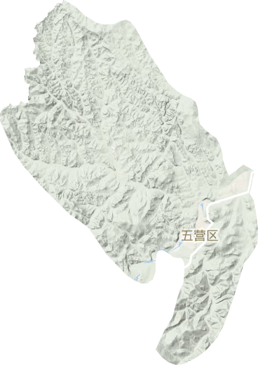 五營區(qū)地形圖